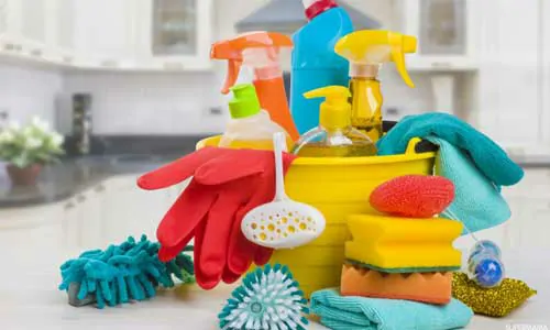 كيفية تنظيف أدوات التنظيف